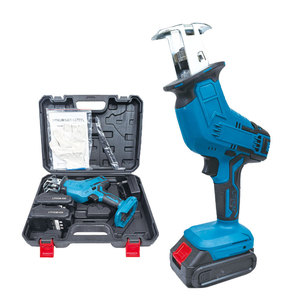 Kit d'outils électriques à <span class=keywords><strong>scie</strong></span> sauteuse avec batterie au lithium pour la découpe industrielle et le bricolage du bois et du métal - Product Image 1