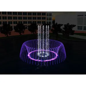 Программа управляемый пользовательский небольшой фонтан для танцев с водной музыкой
