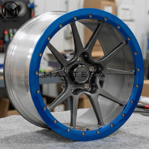 Cerchi in Lega Maxtera Forgiati Personalizzati Stile GS1R Beadlock per Drag Racing, Compatibili con Mustang Shelby, Camaro, Corvette, Dodge Viper, Audi R8 - Product Image 5