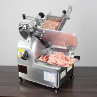 Trancheuse bir Jambon ticari endüstriyel ağır tencere tam otomatik otomatik Ham sığır ince et dilimleyici dilimleme makinesi