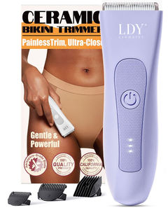 Afeitadora <span class=keywords><strong>de</strong></span> <span class=keywords><strong>vello</strong></span> corporal a prueba <span class=keywords><strong>de</strong></span> agua para el cuidado del cuerpo, recargable por USB, recortadora <span class=keywords><strong>de</strong></span> <span class=keywords><strong>vello</strong></span> púbico profesional para la ingle - Product Image 4