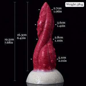 NNSX 2022 Baru Datang Sumbat Anal Seks Pemijat Bokong Karet Super Lembut Dildo untuk Wanita Anjing Serigala Hewan Ayam Monster Karet <span class=keywords><strong>Penis</strong></span> - Product Image 5