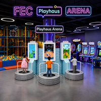 Aire de saut interactive immersive personnalisée, mini trampoline de compétition pour espaces de divertissement intérieurs
