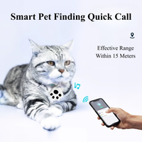 Traceur GPS Magicdots PGT1007 Mini en forme de patte de chien, Bluetooth, étanche, suivi en temps réel, longue durée de vie de la batterie (>20h), compatible