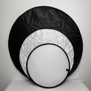 Réflecteur <span class=keywords><strong>photo</strong></span> pliable portable 60cm 5-en-1 accessoire d'éclairage rond en or argenté pour utilisation Studio Speedlite - Product Image 3