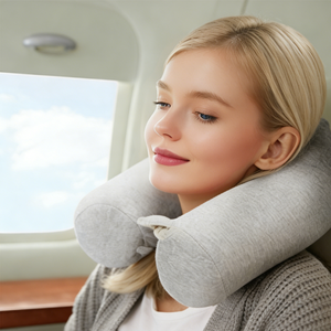 YUE RISE OEM Coussin de soutien lombaire et cervical double usage en mousse à mémoire de forme cylindrique adaptative pour la maison et le véhicule, pour l'entretien de la posture - Product Image 1