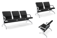 Vente en gros de chaises d'attente pour aéroport sièges pour salle d'attente banque gare routière banc d'hôpital