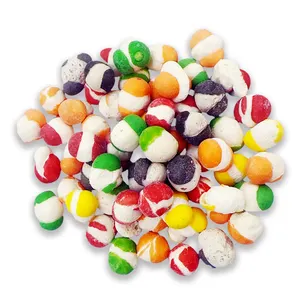 New Arrival HALAL Candy Freezed Dried Dryed Candy Rainbow Beans OEM ODM Freeze-dried Hard Candy Sweets