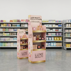 Expositor de Cartón Personalizado al 100% para Cosméticos y Productos de Belleza de Lujo en Supermercados - Product Image 4