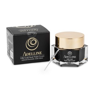 Crema facial antienvejecimiento Premium de Corea del Sur, crema de noche con filtrado de secreción de caracol dorado de 24K, suministro OEM/ODM para uso doméstico - Product Image 2