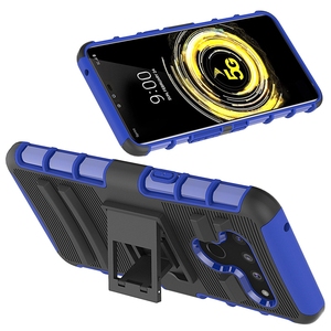 Coque de téléphone 3 en 1 ThinQ, étui avec support de <span class=keywords><strong>ceinture</strong></span>, étui 3 en 1 pour LG V50 2019/ LG V50 ThinQ 5G - Product Image 6