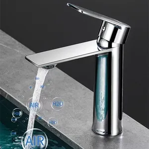 Fábrica Por Atacado Barato Liga De Zinco Banheiro Torneira De Instalação Deck Torneiras Lavatório De Água Quente E Fria Quick Water Tap