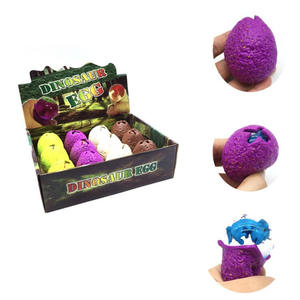 BX181 novità palla di uova di dinosauro spremere giocattolo divertente per palla d'acqua di pasqua bomboniere antistress regali per bambini - Product Image 5