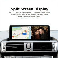 1920x720 Android 14 Multimedia untuk BMW Seri 1/2 F20/F21/F23/F52 10.25"/12.3" 8+128GB Wireless CarPlay Android Auto DSP 4G