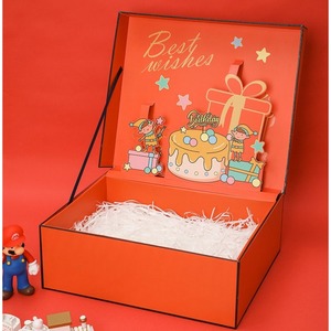 Custom 3D Foldable Paper <b>Gift</b> <b>Boxes</b> Luxury <b>Christmas</b> Birthday Cardboard Box 300g Artpaper Case - Product Image 2