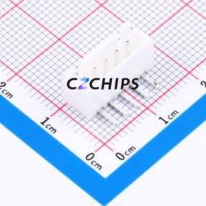 WAFER-XH2.54-5PWZ Wire-to-Board Pin Header Bent Lead Through Hole,P=2.5mm Connector 1x5P 2.5mm Right Angle Insert XH - Product Image 1