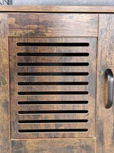 犬用クレート家具ケネル屋内木製長方形ダブルドア大型犬用ケージ滑り止め付き引き出し式トレイ手洗い可能 - Product Image 5