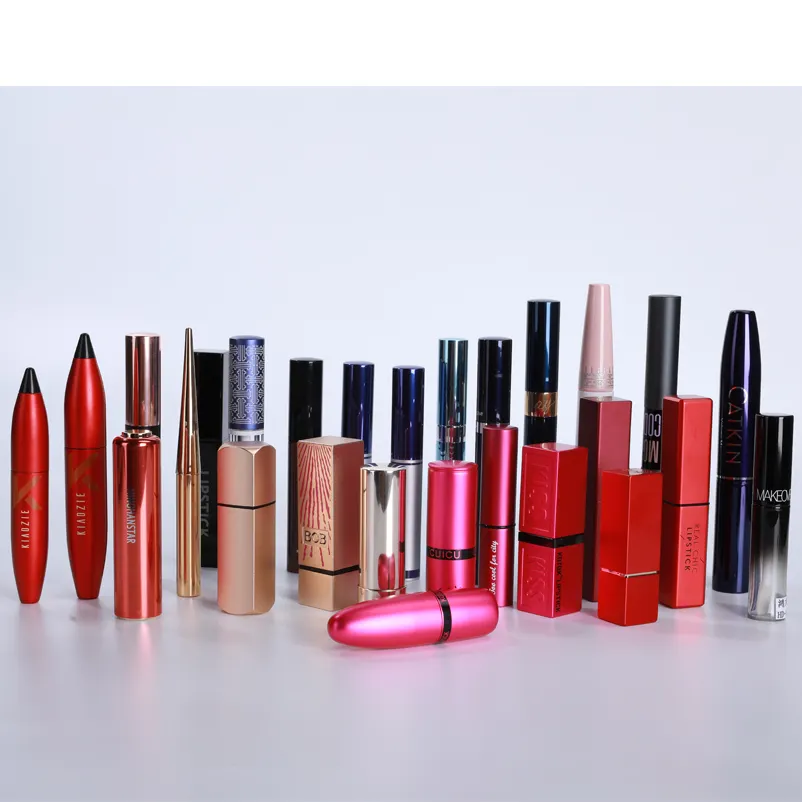 wholesale luxury square lip balm tubes eco friendly empty red lipstick tube lip balm stick containers