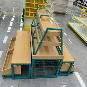 Bán buôn một mặt nhiệm vụ ánh sáng bằng gỗ hiển thị đứng cửa hàng trực tuyến Bảng hiển thị kệ cho đồ ăn nhẹ và búp bê <span class=keywords><strong>UK</strong></span>-shop - Product Image 4