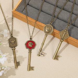 Collar con colgante de cuentas de los Cuatro Caballeros del Castillo de <span class=keywords><strong>Evil</strong></span> <span class=keywords><strong>4</strong></span>, estilo vintage, <span class=keywords><strong>4</strong></span> piezas/set, joyería retro para disfraz de cosplay - Product Image 6