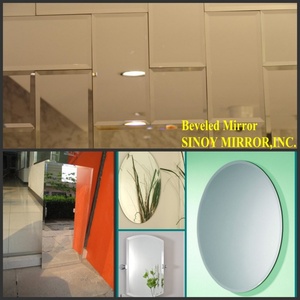 3mm Polished Beveled <b>Mirror</b> <b>Tiles</b> with Any Shape for Modern Wall Deco - Product Image 6