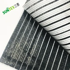 Écran thermique d'ombrage noir et blanc pour serre 75% tissu d'ombrage en feuille d'aluminium résistant à la chaleur