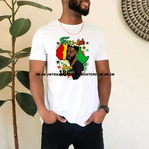 1865 Juneteenth Flower African American Messy Woman Designs DIY Dream But Stay Woke DTF Transfer Stickers para camisetas Bolsas - Product Image 2
