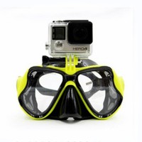 Accessoires GoPro 1900 : Masque de plongée pour caméra Mountain Dog 3+ Sj4000, Mini caméra d'action Ant Motion avec capot submersible