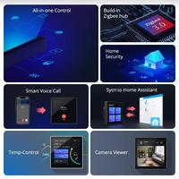 SONOFF – panneau de commande pour maison intelligente nspael Pro, écran tactile complet de 3.95 pouces, EU Wifi Zigbee, Thermostat intelligent, interrupteur d'affichage
