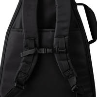 Glory Sac de transport pour basse et guitare avec logo personnalisé, design arc-en-ciel musical, design cache-sangles, en tissu velours coloré et rembourrage de 30 mm
