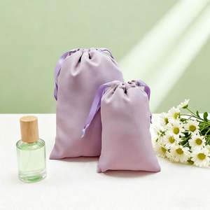 Customizable Organic Cotton Drawstring <b>Pouch</b> Gift Bags with Recyclable Design for Gift Packaging - Product Image 3