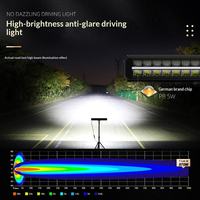 Barra de Luz LED de Doble Fila de 10-30V, Antideslumbrante, de Alta Intensidad, para Techo de Vehículos Todoterreno