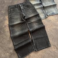 Jeans rétro personnalisables en coton et élasthanne - Designs Monkey Wash/Whisker Craft, autres personnalisations disponibles