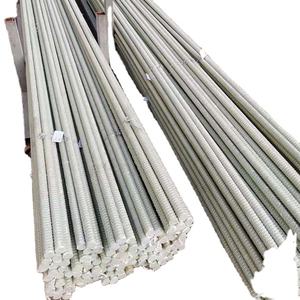 TOPFRP FRP GFRP Fiberglass Reinforced Plastic Rebar Construction Cutting Service High Strength Corrosion Resistant Threaded - Product Image 2