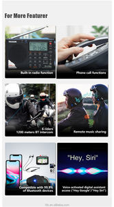 FreedCon T-MAX S PRO 5.1 IP65防水ダストプルーフヘルメット付きBluetoothバージョンインターホンオートバイ用 - Product Image 6