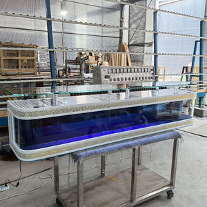 Fabbrica su misura di lusso tavolo di vetro caffè TV Cabinet casa mobili pesci rossi serbatoio materiale plastico acquario - Product Image 6