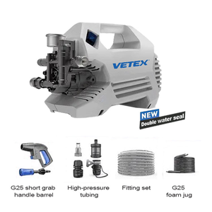 Vetex Factory OEM T6 Pro 100 bar 220-240V Lavadora <span class=keywords><strong>de</strong></span> coches eléctrica automática <span class=keywords><strong>de</strong></span> alta presión con agua fría y autolimpieza para el hogar - Product Image 2