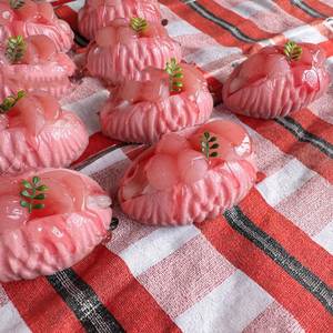 NOUVEAU Jouet Squishy Crème de Miel Rose Viral - Super Collant et Rebondissant, Anti-Stress, Cadeau Thème Alimentaire pour Enfants et Adultes - Product Image 3