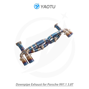 Tubo de Escape de Titanio de Sección Completa de Doble Salida con Válvulas, Apto para 997.1 3.8T - Product Image 2