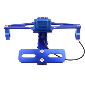Support de <span class=keywords><strong>plaque</strong></span> d'immatriculation arrière modifié pour <span class=keywords><strong>moto</strong></span> avec éclairage LED rétractable - Product Image 4