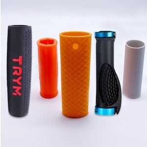 LA Design Molded Anti-Slip <b>Silicone</b> Rubber Grip Sleeve Handle Grip Covers Exercise Equipment Protection Sleeve - Product Image 2