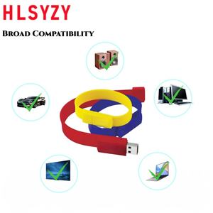 En Ucuz Fiyat Özelleştirilebilir Logolu Çok Renkli Silikon Bileklik Usb Flash Bellek Promosyon Reklam Hediyeleri Cles Usb Bileklik - Product Image 4