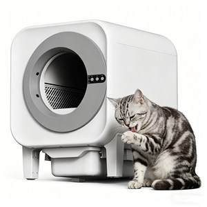 OEM Wholesale Automatic Cat Toilet Kedi Tuvaleti Smart App Control Low Noise Anti Pinch Design For Multiple Cats Use - Product Image 4