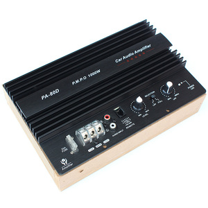 Amplificateur de puissance <span class=keywords><strong>audio</strong></span> de voiture mono puissant <span class=keywords><strong>HIFI</strong></span> 4CH à faible bruit numérique PA-80D pour subwoofers de basse puissants - Product Image 6