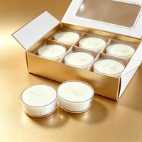 Bougies chauffe-plat blanches en vrac pour table de mariage