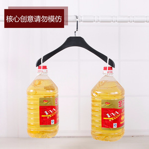 <b>Plastic</b> Clothes Hangers Wide Shoulder Suit Wedding Dress Hanger With Clips For Women Clothing Storage - Product Image 3