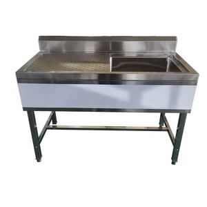 Table de travail industrielle d'acier inoxydable de pied carré de <span class=keywords><strong>bas</strong></span> prix d'établi d'acier inoxydable - Product Image 5