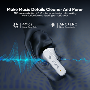 Audífonos In-Ear VIDVIE BT5.4 ANC ENC TWS Inalámbricos con Control Remoto Táctil, Larga Duración de Batería, Sonido Estéreo - Product Image 5