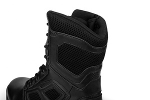 <strong>Black</strong> Microfiber Leather Anti Slip Soft Eva Sole Lightweight Fashionable Outdoor Training Hiking Men Safety Shoes <strong>Work</strong> <strong>Boots</strong> - Product Image 5