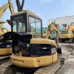 รถขุดตีนตะขาบขนาดเล็ก Caterpillar CAT307C มือสอง 7 ตัน ระบบไฮดรอลิกเดิม เครื่องจักรก่อสร้างขนาดเล็กสำหรับขาย - Product Image 2